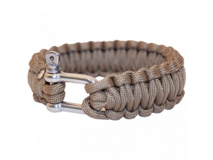 Náramek paracord BCB Adventure béžový